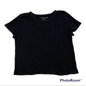 American Eagle cropped thermal knit top